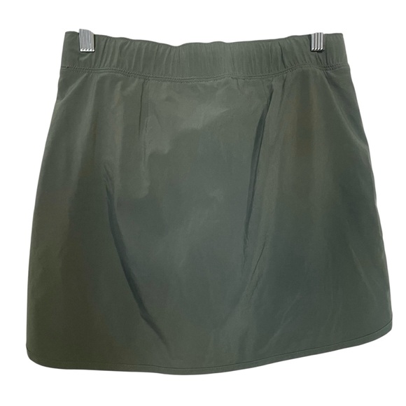 Athleta Olive Green Outdoor Sport Golf Skirt‎ Shorts Skort Size XS Summer Travel - Picture 4 of 10